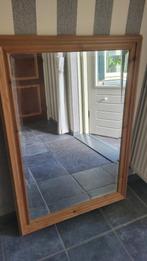 Elegante facet geslepen spiegel met Omlijsting, Ophalen, 100 tot 150 cm, Zo goed als nieuw, Rechthoekig