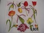 OPRUIMING servetten decoupage – tulpen L301 – 10x, Verzenden, Nieuw, Materiaal
