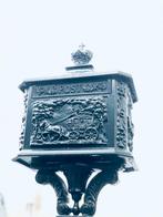 Engelse brievenbus, Tuin en Terras, Ophalen, Zo goed als nieuw, Aluminium, Staande brievenbus