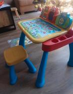 Vtech Interactieve tafel tot ca 5/6 Jr. ENGELS, Ophalen of Verzenden, Zo goed als nieuw, Stoel(en)