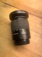 Sony AF 18-70mm F/3.5-5.6 DT Sony A + SH0006 zonnekap, Audio, Tv en Foto, Fotografie | Lenzen en Objectieven, Ophalen of Verzenden