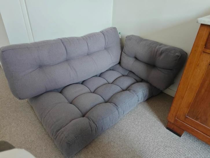 Kussens voor een pallet bank, Huis en Inrichting, Banken | Complete zithoeken, Gebruikt, Stof, Ophalen