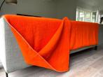 Toffe vintage oranje wollen deken van Aabee, Huis en Inrichting, Woonaccessoires | Plaids en Woondekens, Ophalen of Verzenden