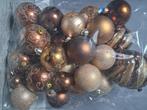 Kerstballen goud/bruin/glitter, Ophalen, Zo goed als nieuw