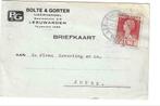Briefkaart 1925, Verzenden, T/m 1940, Gestempeld