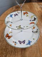 Janneke Brinkman etagere "Vlinders", Ophalen, Overige stijlen, Porselein, Schaal of Schalen