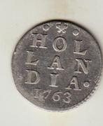 Holland dubbele wapenstuiver 1763 zilver, Zilver, Overige waardes, Vóór koninkrijk, Verzenden