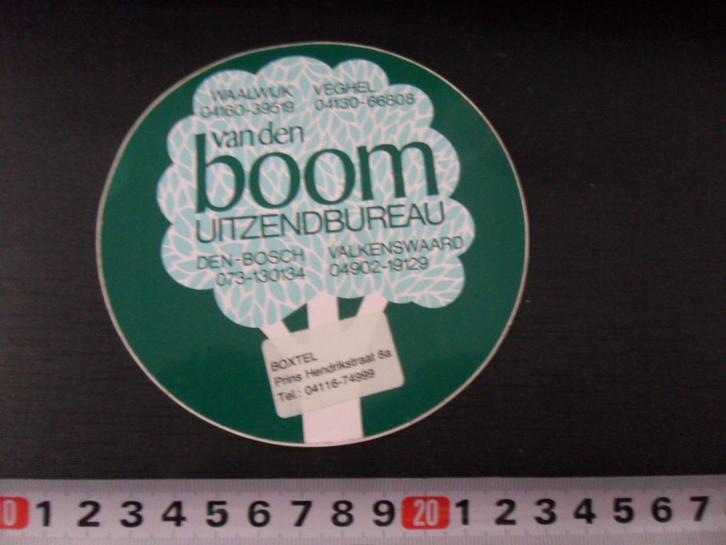 sticker den bosch valkenswaard waalwijk veghel boxtel BOOM, Verzamelen, Stickers, Zo goed als nieuw, Bedrijf of Vereniging, Ophalen