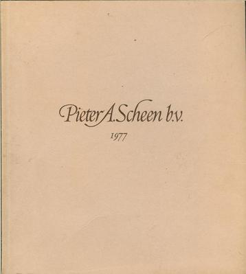 Pieter A.Scheen bv 1977 najaarstentoonstelling 1977 catalogu beschikbaar voor biedingen
