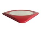 Fantastische vintage space age Luigi Colani design spiegel, Huis en Inrichting, Minder dan 50 cm, Gebruikt, Vierkant, Ophalen of Verzenden