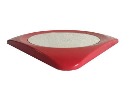 Fantastische vintage space age Luigi Colani design spiegel, Huis en Inrichting, Woonaccessoires | Spiegels, Gebruikt, Minder dan 50 cm