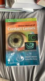 Clinical Manual of Contact Lenses, Boeken, Studieboeken en Cursussen, Nieuw, Beta, Ophalen of Verzenden, Edward S. Bennet