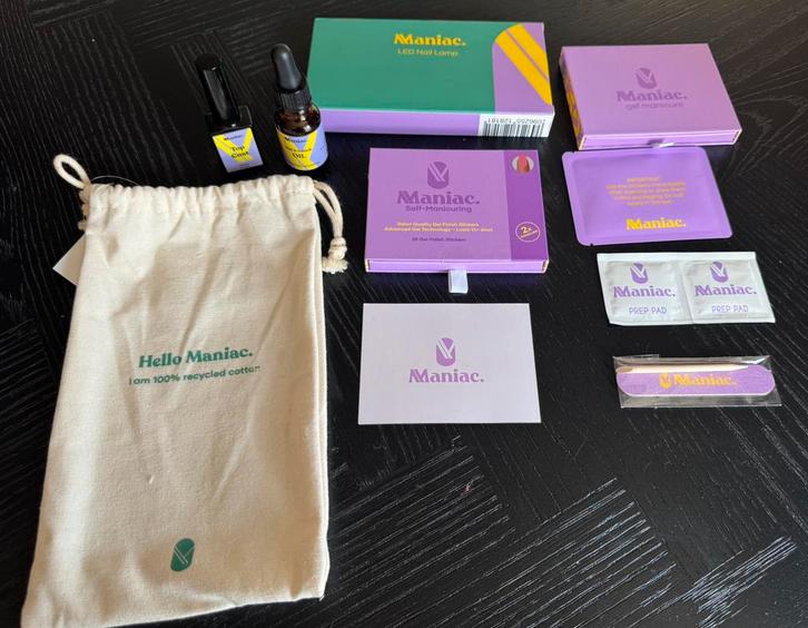 Maniac Nails starterset incl. Olcay Gulsen Kiss & Tell nails, Sieraden, Tassen en Uiterlijk, Uiterlijk | Lichaamsverzorging, Nieuw
