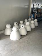 Industriële Holophane Hanglampen - 10 stuks, Ophalen, Gebruikt, Metaal