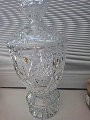 Kristallen Pot met Deksel - 50cm - Gaaf! beschikbaar voor biedingen