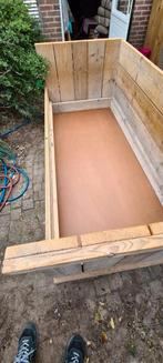 Saartje Prum steiger houten bed 90x200, Huis en Inrichting, Slaapkamer | Bedden, Ophalen, Gebruikt, 90 cm, Eenpersoons