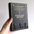 Sleutelrekje - gemaakt van vintage boek 'Flierefluiter's...', Huis en Inrichting, Ophalen of Verzenden, Gebruikt