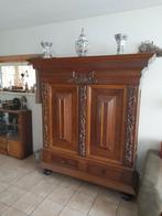 Groenlose toogkast massief eiken, Huis en Inrichting, Ophalen of Verzenden, Zo goed als nieuw