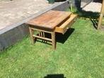 Antiek grenen salontafel, Ophalen, 50 tot 100 cm, Zo goed als nieuw, Minder dan 50 cm