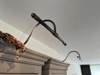 2 dimbare vintage schilderijlampen – 33 cm breed, Huis en Inrichting, Lampen | Wandlampen, Ophalen of Verzenden, Gebruikt, Metaal