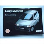 Fiat Cinquecento Instructieboekje 1993 #2 Duits, Auto diversen, Handleidingen en Instructieboekjes, Ophalen of Verzenden