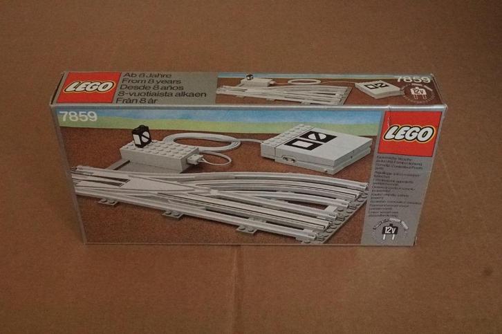 LEGO trein 12 volt wissel set 7859 met doos, Kinderen en Baby's, Speelgoed | Duplo en Lego, Gebruikt, Lego, Complete set, Ophalen of Verzenden