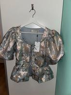 Chique top met bloemen, Kleding | Dames, Blouses en Tunieken, Blauw, Nieuw, Ophalen of Verzenden, Ambika