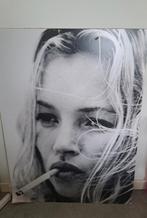Kate Moss Poster op Hardboard, Ophalen of Verzenden