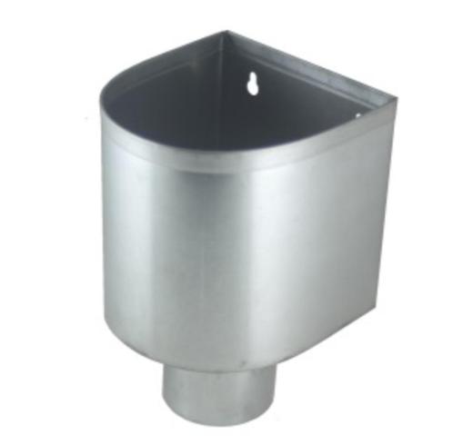 Zinken Vergaarbak Mini 60mm, 70mm, 80mm en 100mm, Doe-het-zelf en Verbouw, Buizen en Afvoer, Nieuw, Afvoer, Zink, Minder dan 2 meter