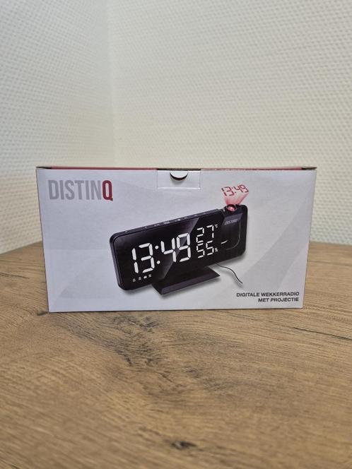 DistinQ Projectiewekker - Word wakker in stijl!, Witgoed en Apparatuur, Wekkers, Zo goed als nieuw, Digitaal, Ophalen of Verzenden