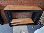 Sidetable, Ophalen, Gebruikt, 100 tot 150 cm, Teakhout