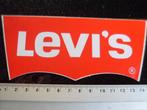 sticker levi's logo 5-hoek rood wit, Verzamelen, Verzenden, Zo goed als nieuw, Merk