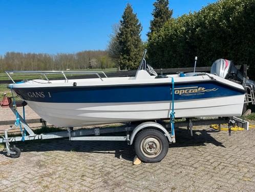 topcraft milenium excellent boot visboot, Watersport en Boten, Vis- en Consoleboten, Zo goed als nieuw, Tot 10 pk, 3 tot 6 meter