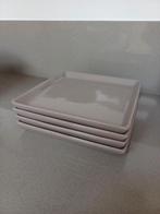 Serax Borden Vierkant - 22cm - Set van 4, Huis en Inrichting, Keuken | Servies, Ophalen, Keramiek, Zo goed als nieuw, Bord(en)