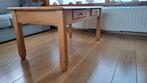 Tafel, salontafel, lage tafel licht hout houten, Ophalen, Gebruikt, 100 tot 150 cm, 50 tot 100 cm