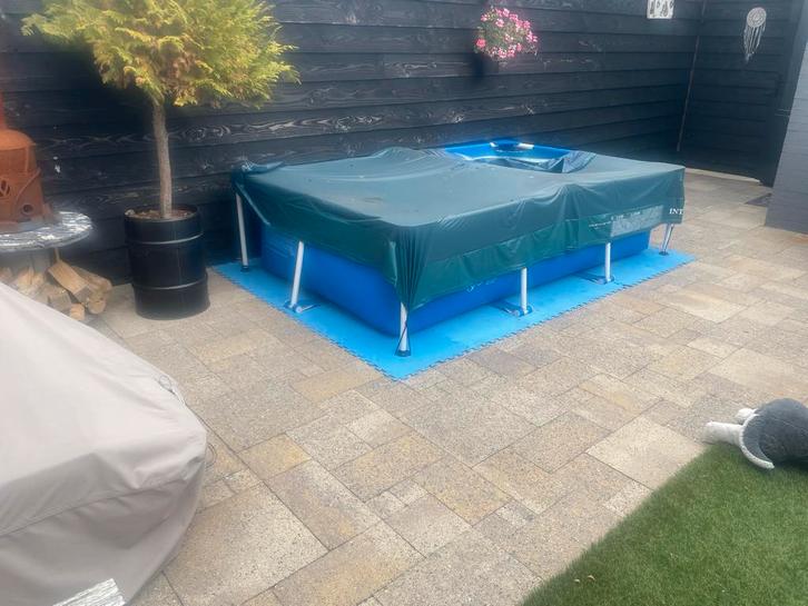 Compleet Intex Zwembad - Alles erop en eraan!, Tuin en Terras, Zwembaden, Zo goed als nieuw, Opzetzwembad, 80 tot 120 cm, 200 tot 400 cm