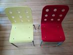 Ikea Jules stoelen, geel en/of rood, Huis en Inrichting, Ophalen, Gebruikt, Twee, Rood
