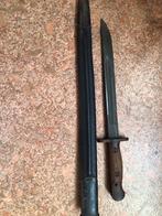 Oude bajonet  met schede wo1+2 oud engels?austra?, Ophalen, Landmacht, Engeland, Mes of Dolk