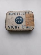 Pastilles Vichy-Etat met etiket, oud blikje, Overige merken, Gebruikt, Overige, Ophalen of Verzenden