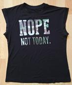 Stoer zwart t-shirt met grappige opdruk. Maat S of 176., Kleding | Dames, T-shirts, Zwart, Nieuw, Ophalen of Verzenden, Korte mouw