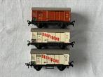 3x Fleischmann goederenwagons, Gebruikt, Wagon, Ophalen of Verzenden, Fleischmann