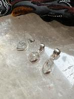 Herkimer diamant hanger beschermt hoge trilling uniek power, Ophalen of Verzenden, Nieuw, Zilver, Met edelsteen