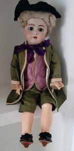 Prachtige bijzondere antieke pop jonkheer prins edelman, Antiek en Kunst, Verzenden