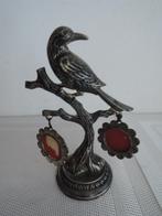 Vintage metalen fotoboompje met vogel, Ophalen of Verzenden