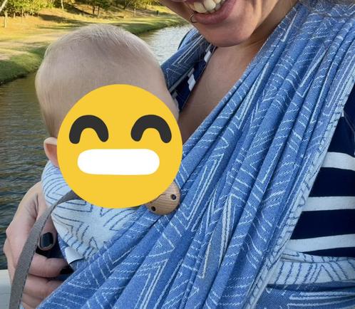 We are wovens geweven draagdoek, Kinderen en Baby's, Babydragers en Draagdoeken, Zo goed als nieuw, Ophalen of Verzenden