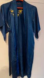 Ochtendjas blauw geel 34/36, Kleding | Dames, Pyjama's, Ophalen of Verzenden, Nieuw, Maat 38/40 (M)