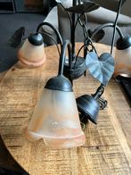 Leuke lamp met glazen kapjes, Huis en Inrichting, Lampen | Hanglampen, Ophalen, Zo goed als nieuw, Minder dan 50 cm