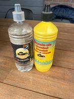 2 flessen (lampen-)olie, Ophalen of Verzenden, Gebruikt