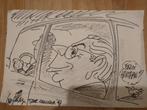 Dik Bruynesteyn karikatuur: Felix Levithan. Original 1997, Ophalen of Verzenden