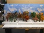 55 partij / verzameling kerstdorp bomen scenery accessoires, Diversen, Ophalen of Verzenden, Zo goed als nieuw